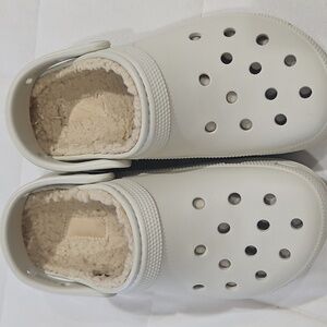 Fleece lined Crocs.  New without tags size 6